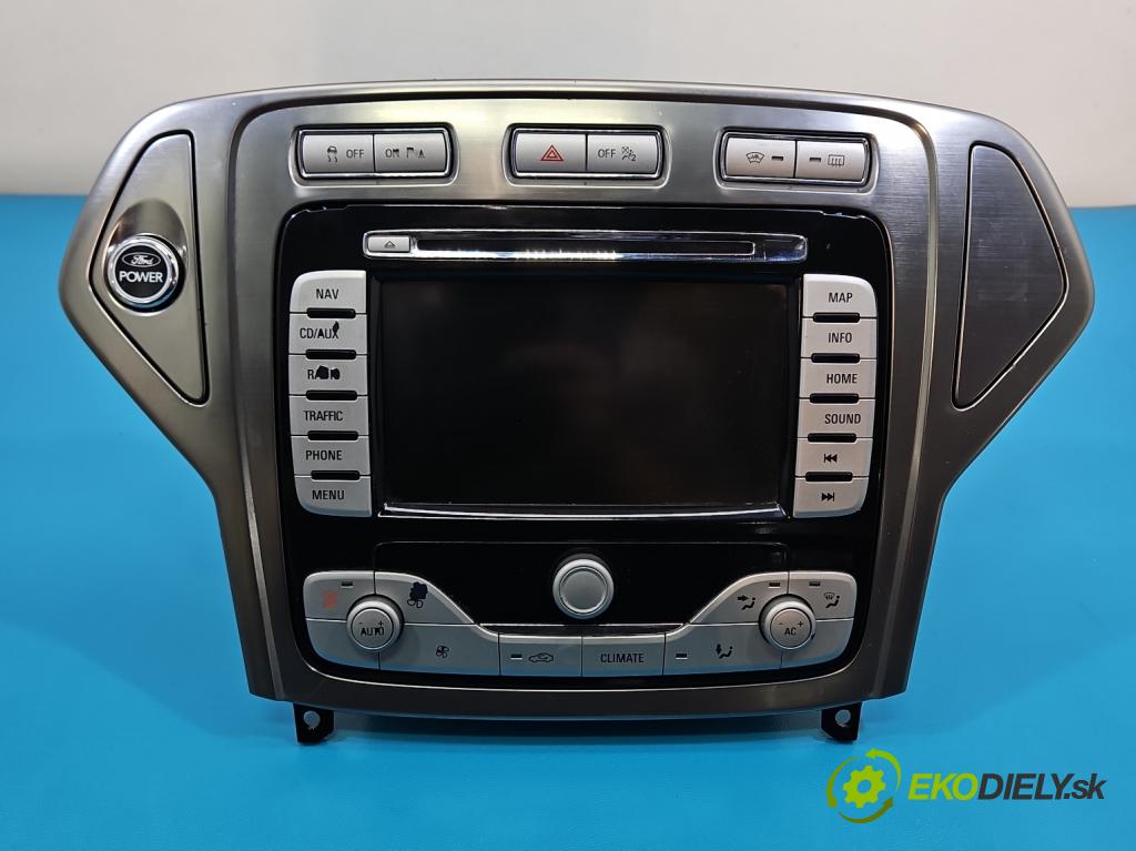 Ford Mondeo Mk4 2007-2014 2.0 tdci 131 HP automatic 96 kW 1997 cm3 5- Radio originál 7S7T-18K931-BH
