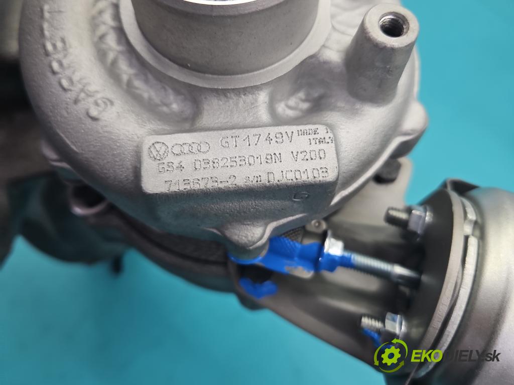 Seat Toledo II 1998-2004 1.9 tdi 110 hp manual 81 kW 1896 cm3 4- Turbodmychadlo repasováno 713673-2