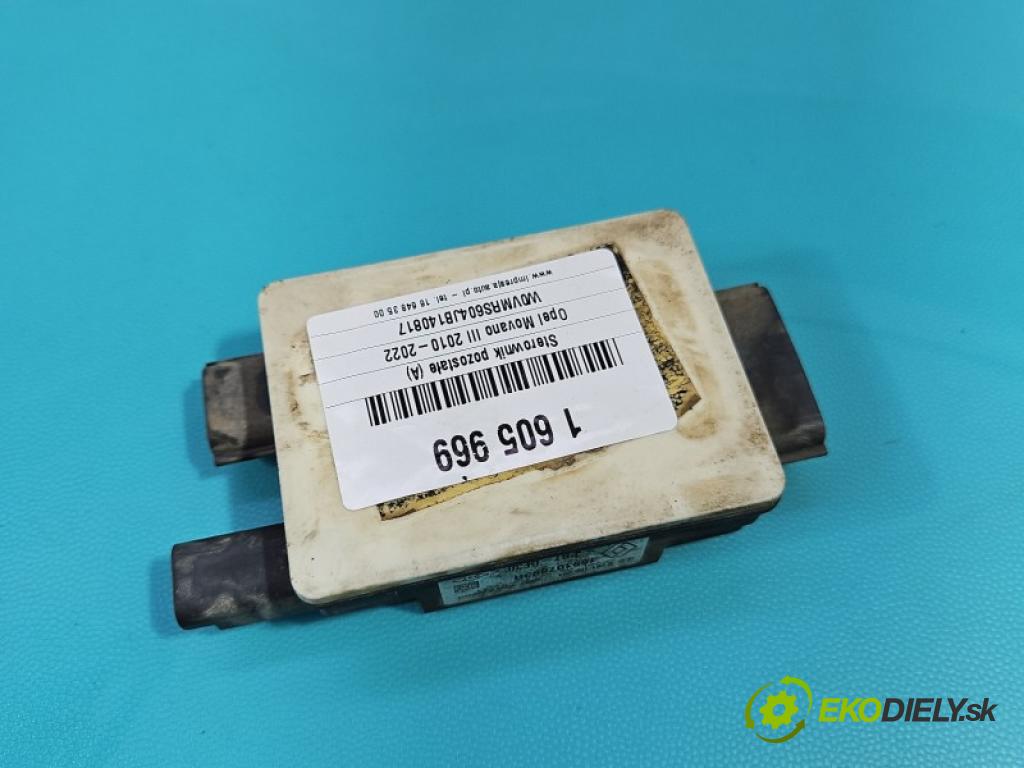 Opel Movano III 2010-2022 2.3 cdti 145 hp manual 107 kW 2299 cm3 5- řídící jednotka 0261100001