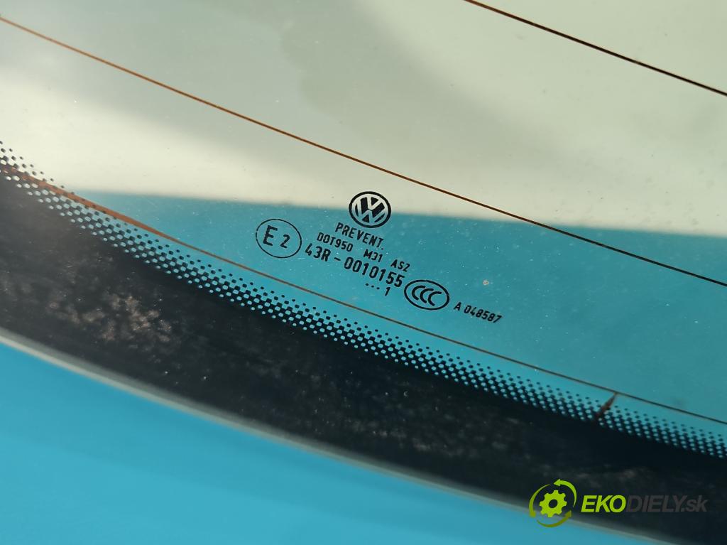 Vw Polo V 6R 2009-2017 1.4 16V 86 hp manual 63 kW 1390 cm3 5- sklo zadní  (Zadní sklo)
