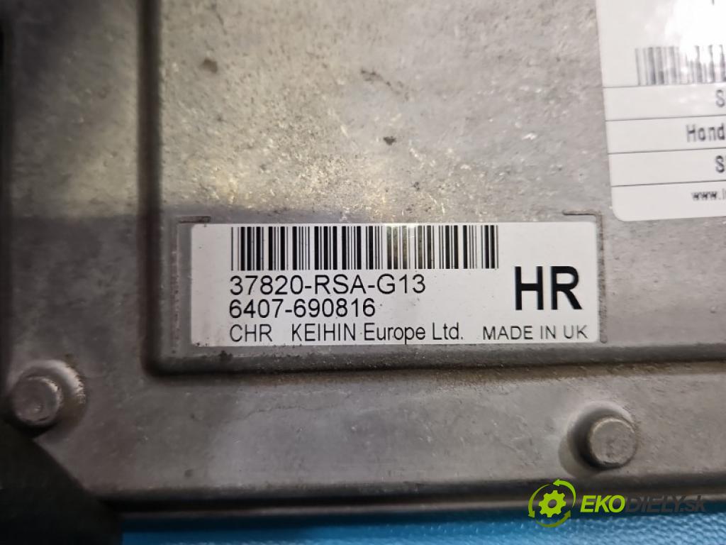 Honda Civic VIII 2006-2011 1.8 16V 140 hp manual 103 kW 1799 cm3 5- řídící jednotka motoru 37820-RSA-G13