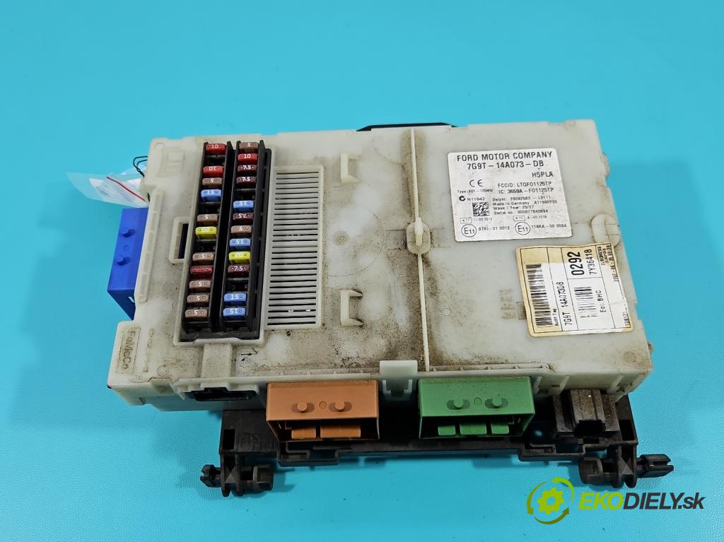 Ford Mondeo Mk4 2007-2014 2.0 tdci 131 HP automatic 96 kW 1997 cm3 5- riadiaca jednotka komfortu 7G9T-14A073-DB