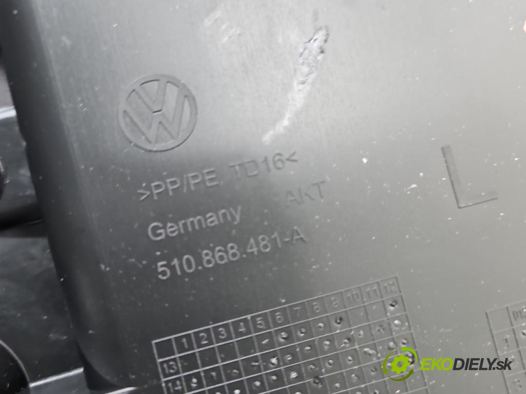 Vw Golf Sportsvan 1.4 TSI 125 HP manual 92 kW 1395 cm3 5- Čalounictví: dvere predné ľavé 510868481A