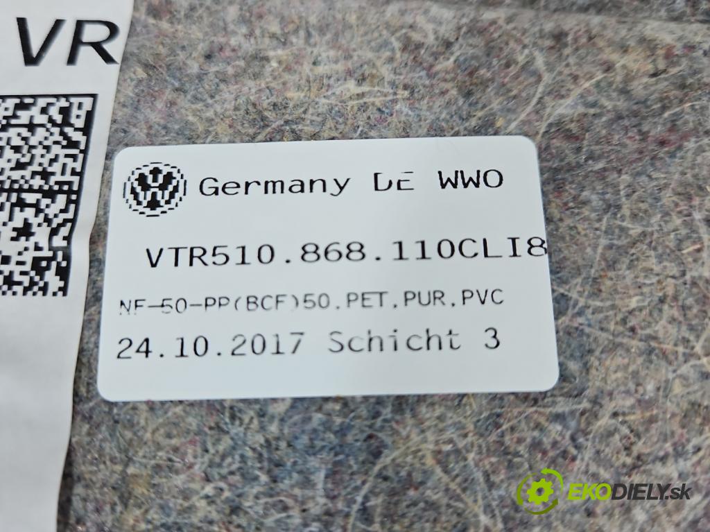 Vw Golf Sportsvan 1.4 TSI 125 HP manual 92 kW 1395 cm3 5- Čalounictví: dvere predné pravé 510867134B