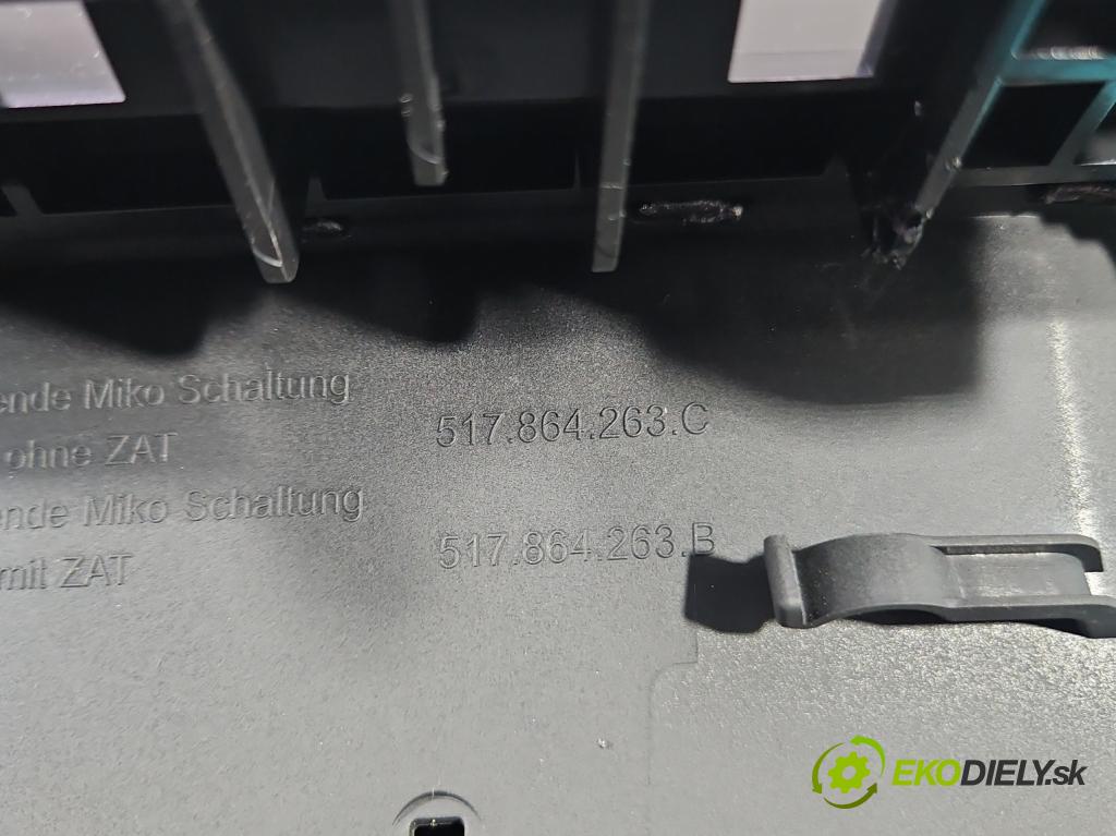 Vw Golf Sportsvan 1.4 TSI 125 HP manual 92 kW 1395 cm3 5- lišta ozdobná vnitŕní: 517864263C