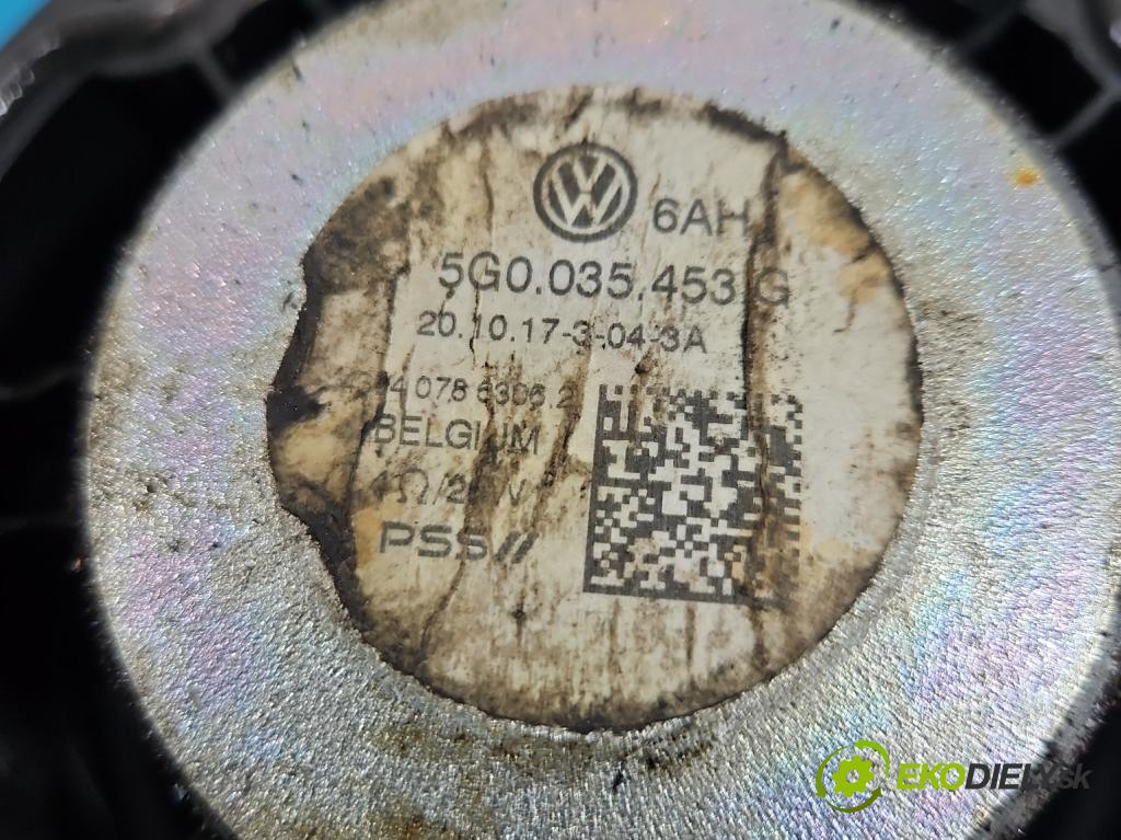 Vw Golf Sportsvan 1.4 TSI 125 hp manual 92 kW 1395 cm3 5- reproduktory komplet 5G0035453G