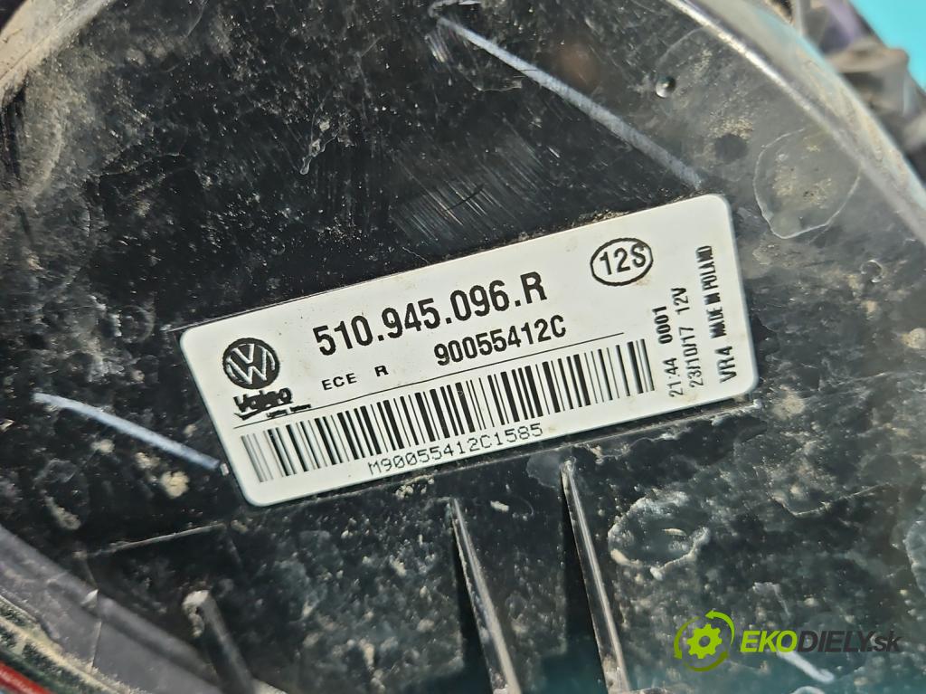Vw Golf Sportsvan 1.4 TSI 125 HP manual 92 kW 1395 cm3 5- svetlo / reflektor zadné pravé 510945096R (Kľučka dverí ostatné)