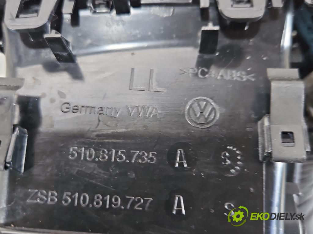 Vw Golf Sportsvan 1.4 TSI 125 HP manual 92 kW 1395 cm3 5- lišta ozdobná vnitŕní: 510815736A