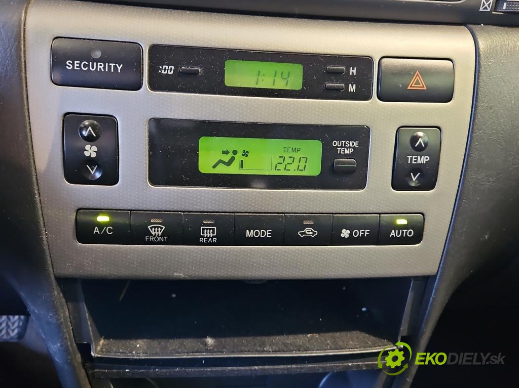 Toyota Corolla E12 2001-2009 2.0 D4D 90 HP manual 66 kW 1995 cm3 5- panel kúrenia 88650-13050