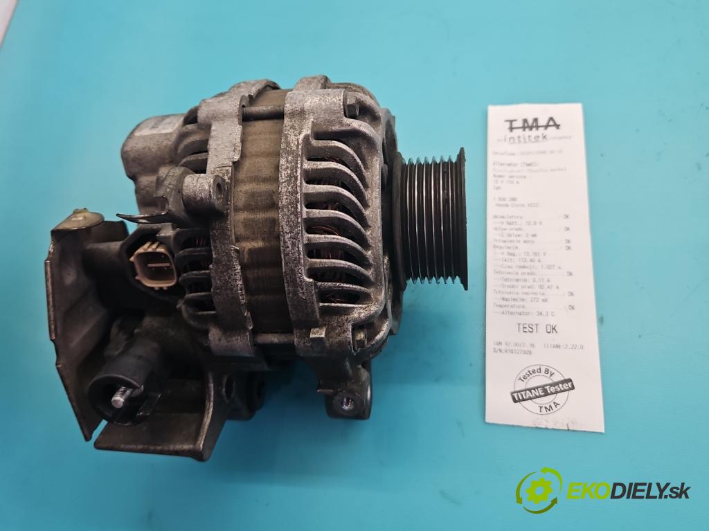 Honda Civic VIII 2006-2011 1.8 16V 140 hp manual 103 kW 1799 cm3 5- Alternator A2TC1391ZE (Alternátor)