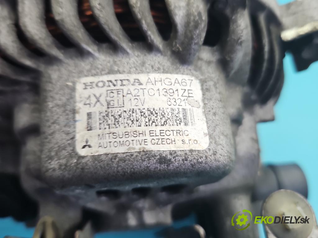 Honda Civic VIII 2006-2011 1.8 16V 140 HP manual 103 kW 1799 cm3 5- Alternator A2TC1391ZE (Alternátor)