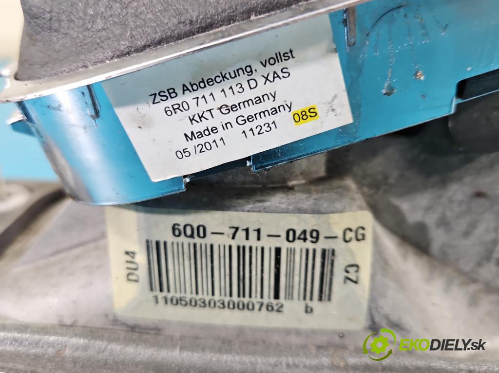 Vw Polo V 6R 2009-2017 1.4 16V 86 hp manual 63 kW 1390 cm3 5- kulisa změny stupňová 6Q0711049CG (Řadicí páka (kulisa) )