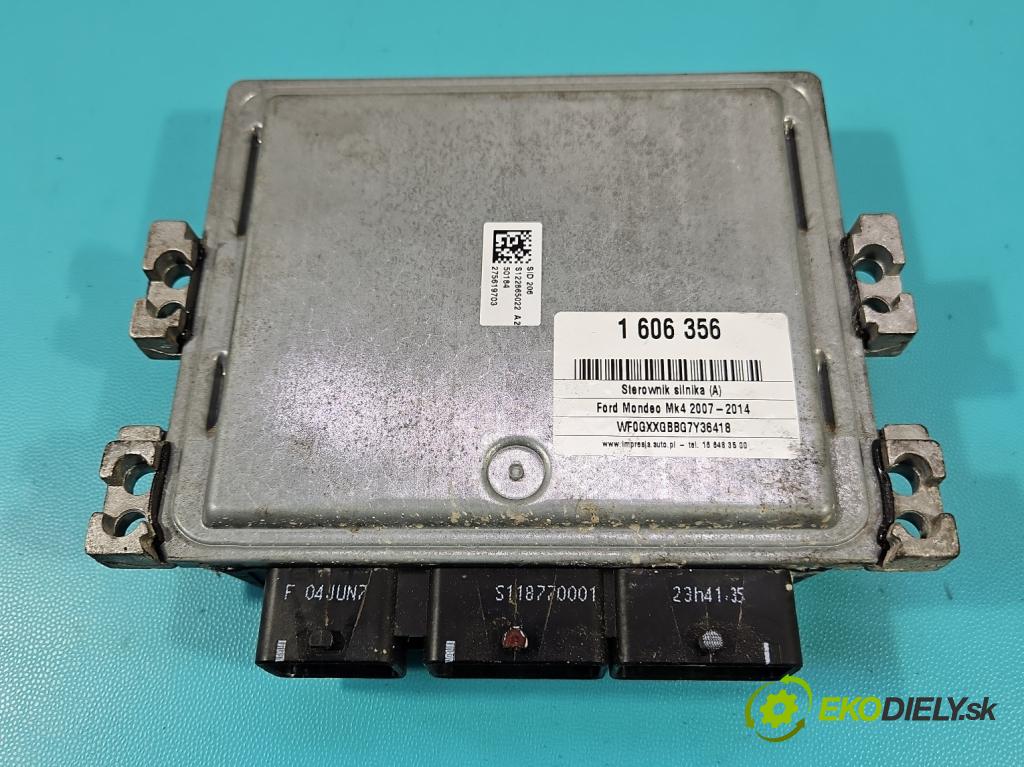 Ford Mondeo Mk4 2007-2014 2.0 tdci 131 HP automatic 96 kW 1997 cm3 5- riadiaca jednotka motora 7G91-12A650-VE