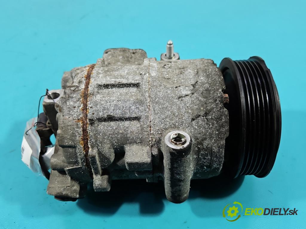 Vw Polo V 6R 2009-2017 1.4 16V 86 HP manual 63 kW 1390 cm3 5- Kompresor: klimatizácie 6Q0820808F (Kompresor klimatizácie)