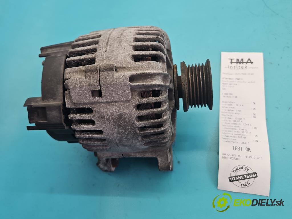 Vw Polo V 6R 2009-2017 1.4 16V 86 hp manual 63 kW 1390 cm3 5- Alternator 036903024H (Alternátor)