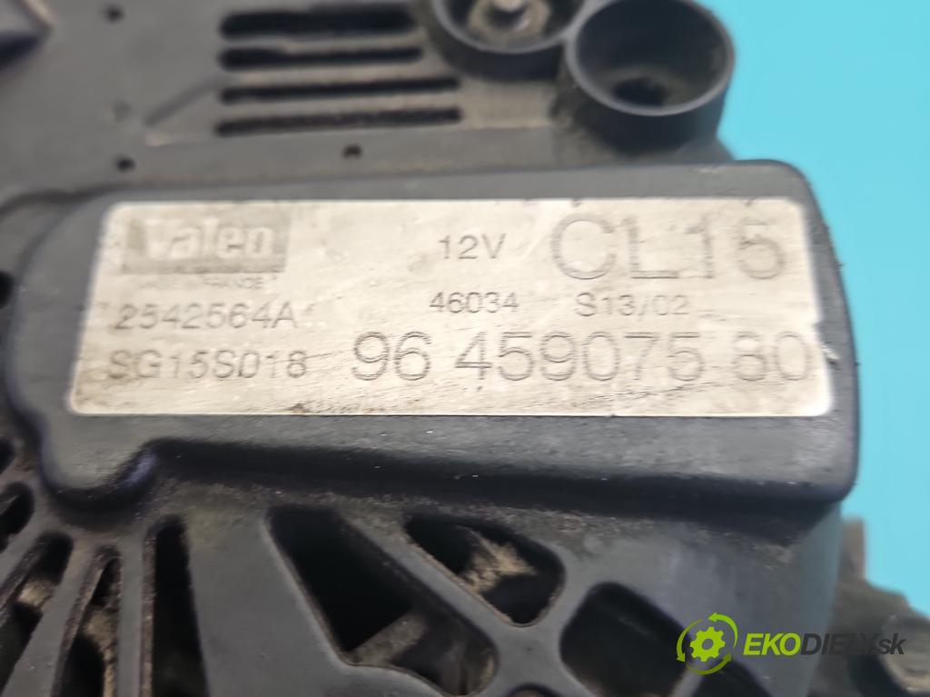 Peugeot 307 2.0 hdi 110 hp manual 81 kW 1997 cm3 5- Alternator 9645907580 (Alternátor)