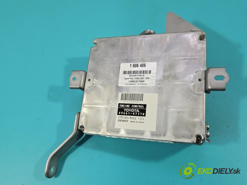Toyota Prius II XW20 2003-2009 1.5 16V 77 hp automatic 57 kW 1497 cm3 5- řídící jednotka motoru 89661-47170