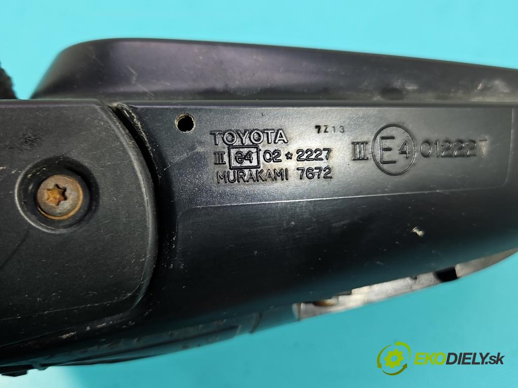Toyota Prius II XW20 2003-2009 1.5 16V 77 hp automatic 57 kW 1497 cm3 5- zpětné zrcátko pravé  (Klika dveří ostatní)