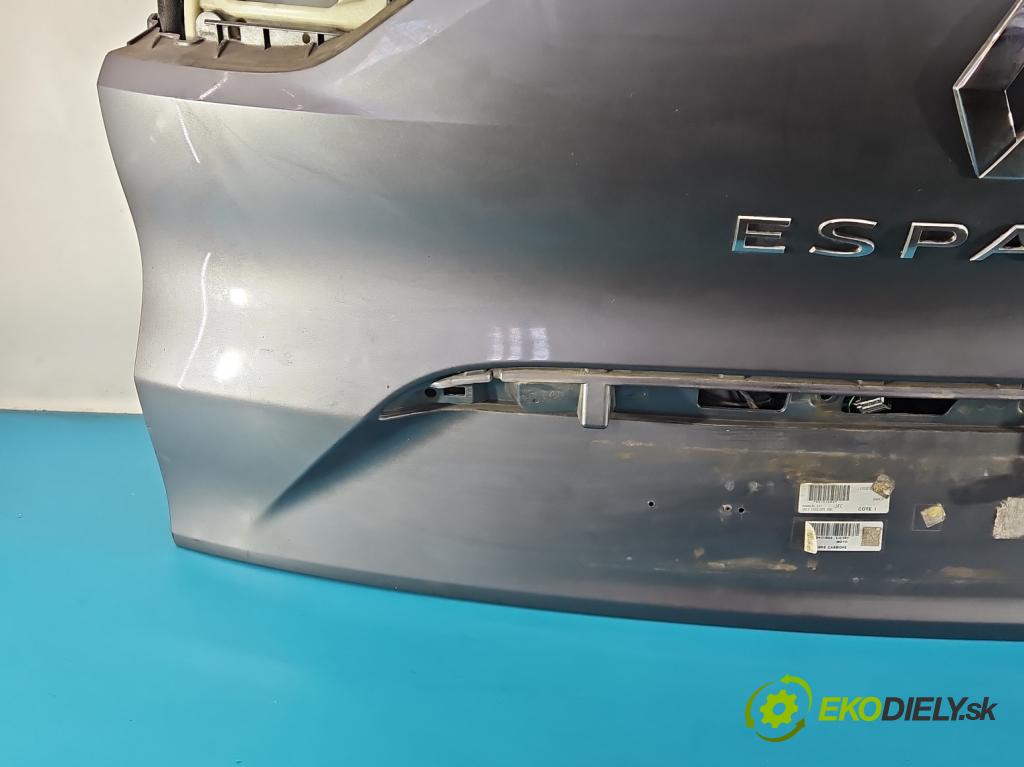 Renault Espace V 2014-2023 1.6 dci 160 HP automatic 118 kW 1598 cm3 5- zadna kufor  (Kapota zadná (kufor))