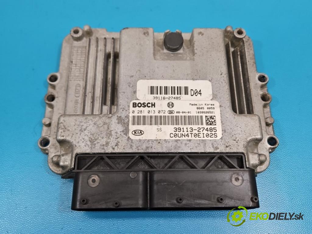 Kia Carens III  2006-2013 2.0 crdi 140 hp manual 103 kW 1991 cm3 5- řídící jednotka motoru 0281013072