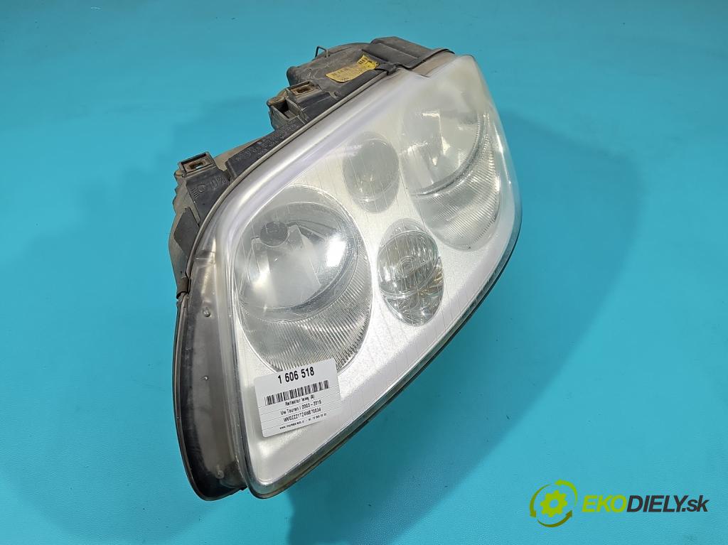 Vw Touran I 2003-2015 1.9 tdi 101 HP manual 74 kW 1896 cm3 5- Reflektor: ľavý 1T0941005D (Kľučka dverí ostatné)