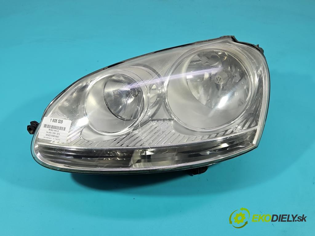 Vw Jetta V 2005-2010 1.4 TSI CAX 122 HP manual 90 kW 1390 cm3 4- Reflektor: ľavý 1K6941005P (Kľučka dverí ostatné)