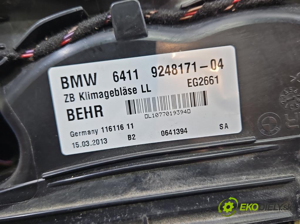 Bmw 6 F06 Gran Coupe 2011-2019 3.0 24V 320KM automatic 235 kW 2979 cm3 4- ventilátor vzduchu 9248171