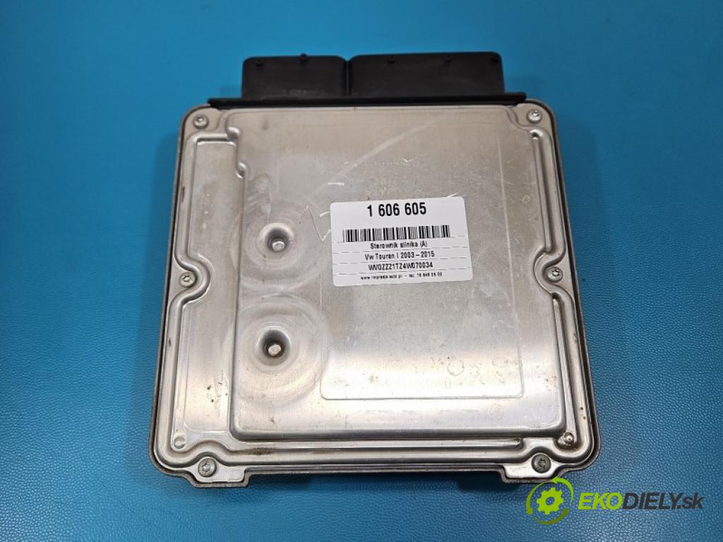 Vw Touran I 2003-2015 1.9 tdi 101 hp manual 74 kW 1896 cm3 5- řídící jednotka motoru 03G906016A