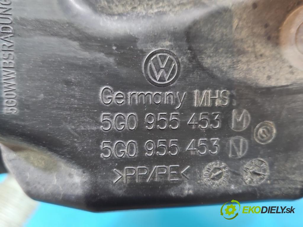 Vw Golf Sportsvan 1.4 TSI 125 HP manual 92 kW 1395 cm3 5- nádržka tekutina: ostrekovačov 5G0955453M