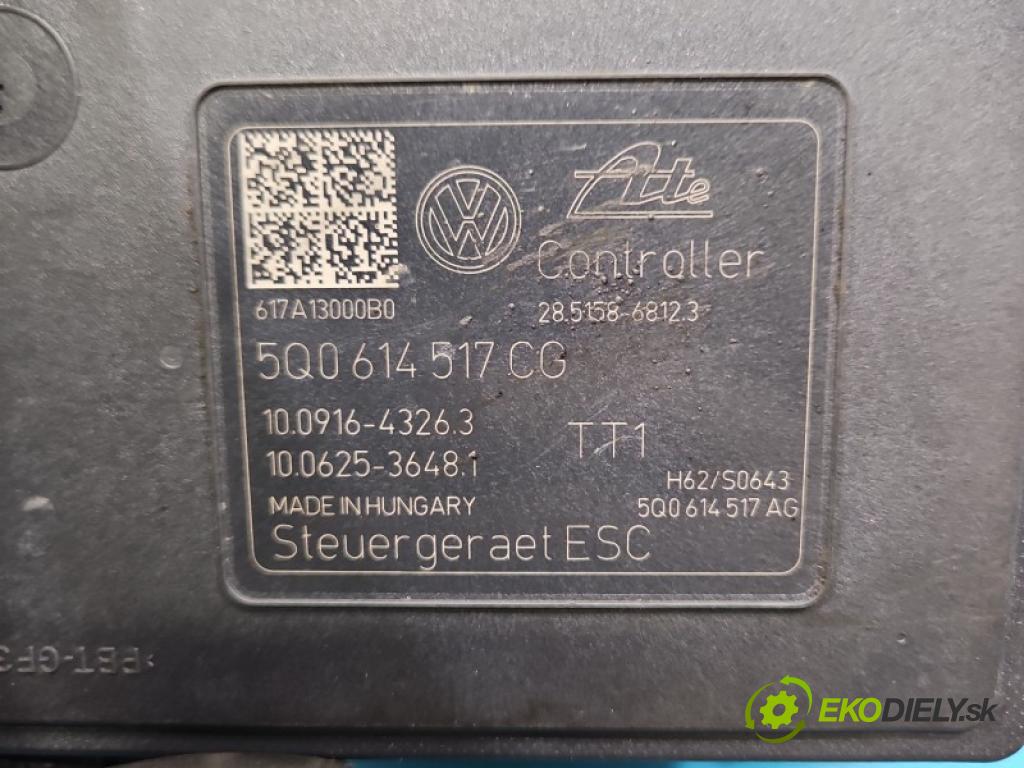 Vw Golf Sportsvan 1.4 TSI 125 hp manual 92 kW 1395 cm3 5- čerpadlo abs 285158-68123 (Pumpa ABS)