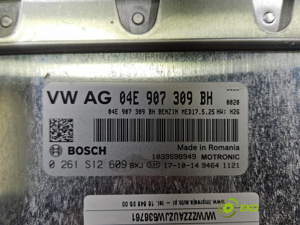 Vw Golf Sportsvan 1.4 TSI 125 hp manual 92 kW 1395 cm3 5- řídící jednotka motoru 04E907309BH