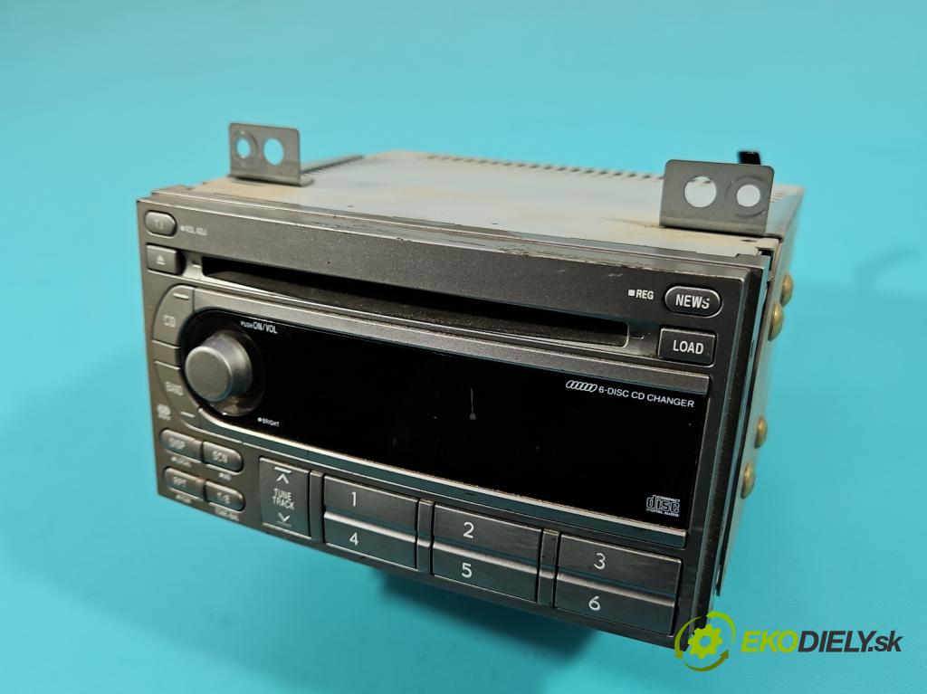 Subaru Forester II SG 2002-2008 2.0 boxer 158 HP manual 116 kW 1994 cm3 5- Radio originál 86201SA200