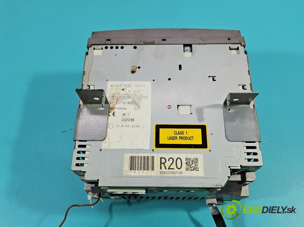 Subaru Forester II SG 2002-2008 2.0 boxer 158 HP manual 116 kW 1994 cm3 5- Radio originál 86201SA200