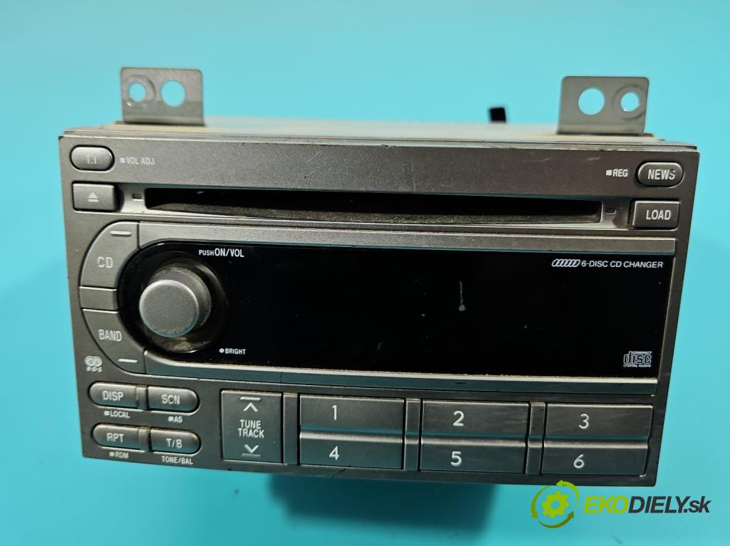 Subaru Forester II SG 2002-2008 2.0 boxer 158 HP manual 116 kW 1994 cm3 5- Radio originál 86201SA200