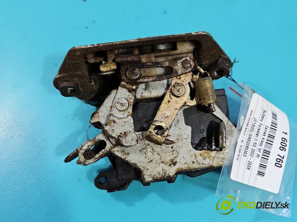 Subaru Forester II SG 2002-2008 2.0 boxer 158 hp manual 116 kW 1994 cm3 5- zámek kufrových dveří zadní