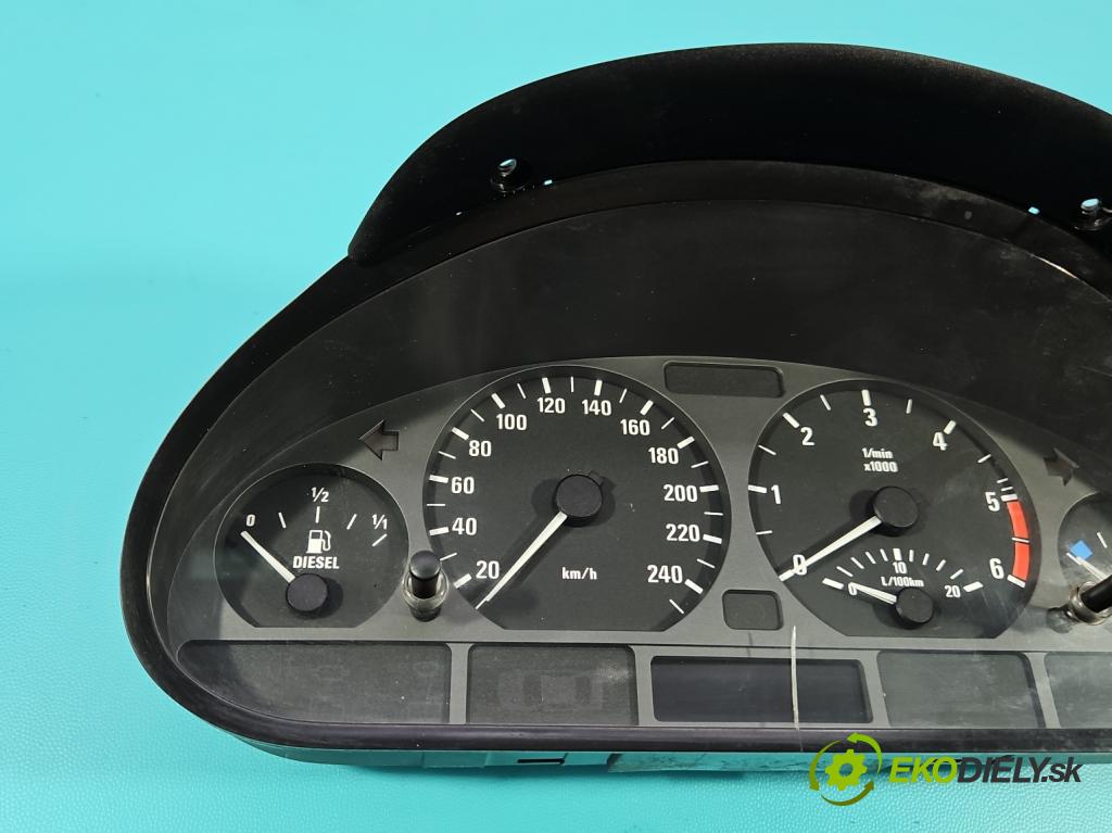 Bmw 3 E46 1998-2007 2.0d 150 HP manual 110 kW 1995 cm3 3- prístrojovka/ budíky 4117708 (Prístrojová doska)