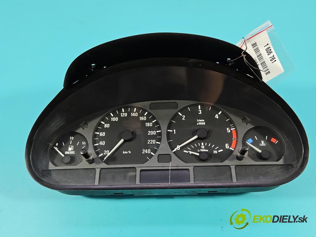 Bmw 3 E46 1998-2007 2.0d 150 HP manual 110 kW 1995 cm3 3- prístrojovka/ budíky 4117708 (Prístrojová doska)