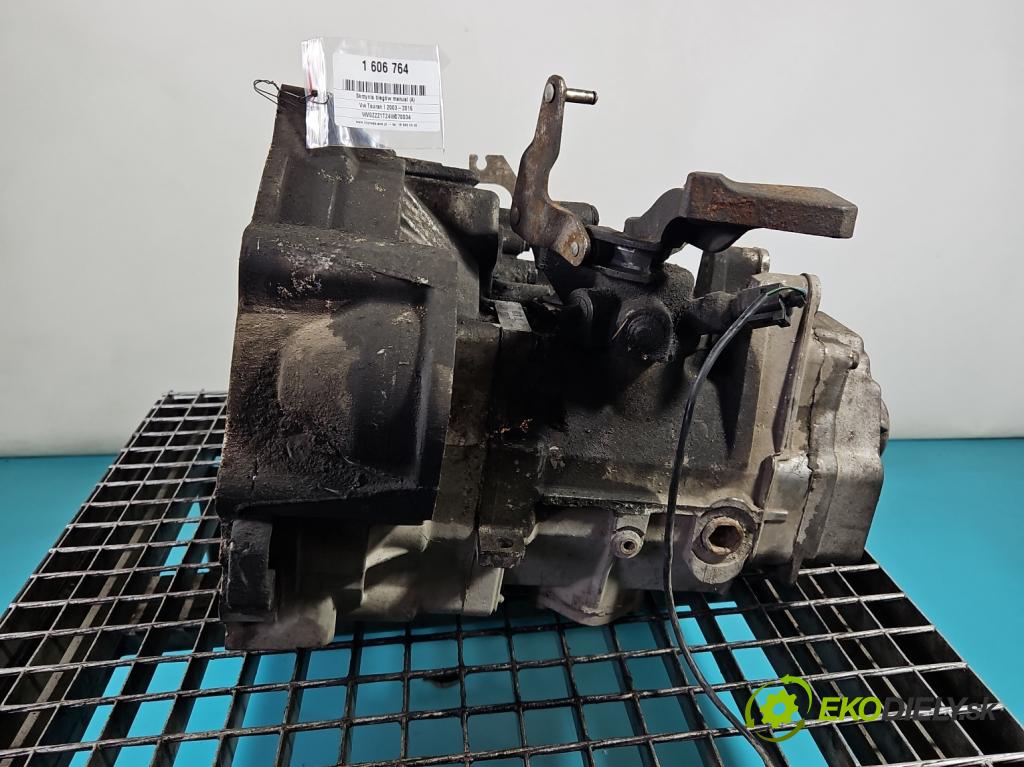 Vw Touran I 2003-2015 1.9 tdi 101 HP manual 74 kW 1896 cm3 5- prevodovka stupeň,rýchlosť manual GQN