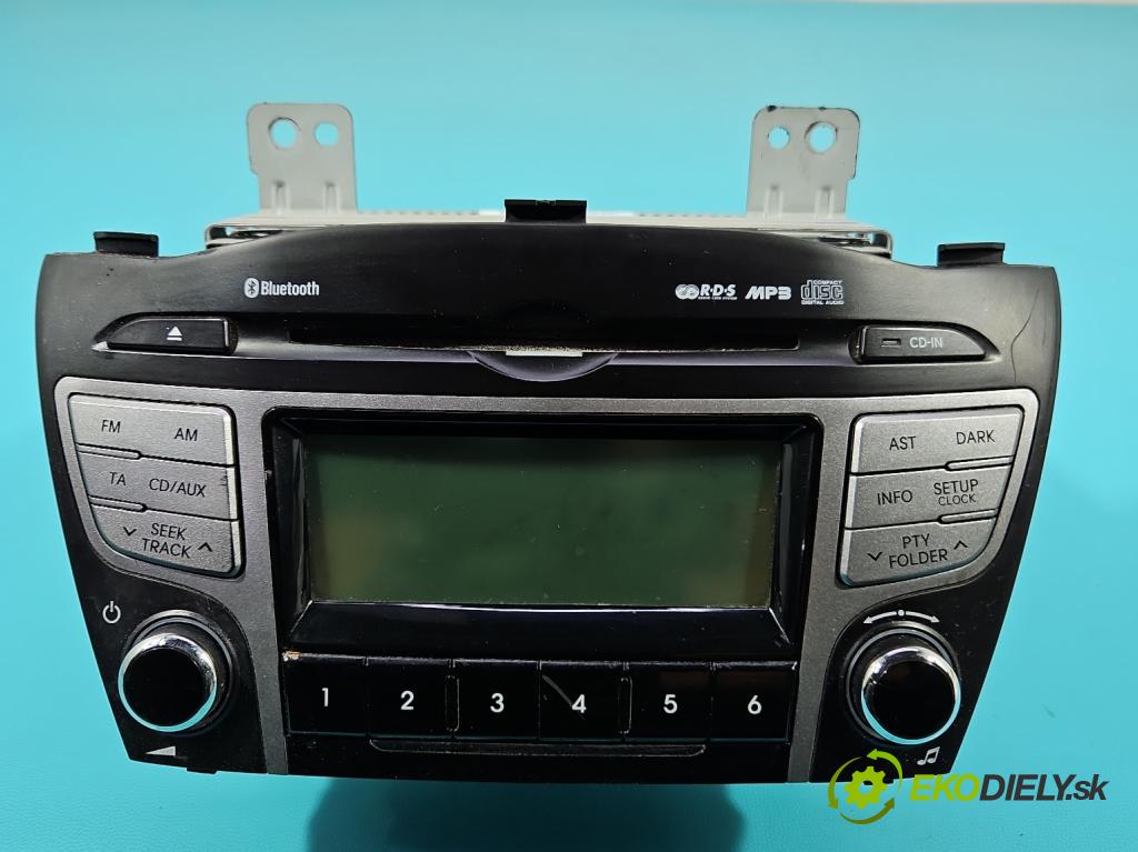 Hyundai Ix35 2.0 16V 163 HP manual 120 kW 1998 cm3 5- Radio originál 96160-2Y730TAP