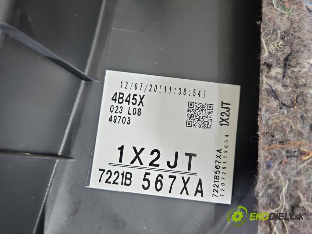 Mitsubishi Outlander III 2012-2022 2.0 16V 150 HP automatic 110 kW 1998 cm3 5- sedačke: komplet