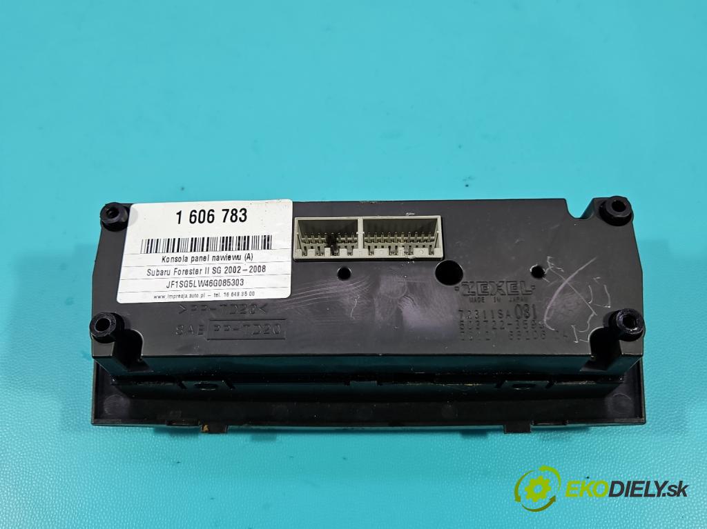 Subaru Forester II SG 2002-2008 2.0 boxer 158 HP manual 116 kW 1994 cm3 5- panel kúrenia 503722-3595