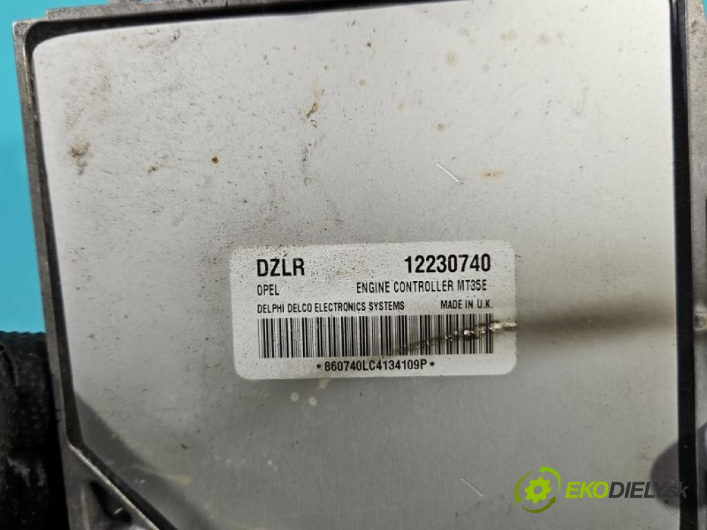 Opel Astra III 2004-2014 1.6 16V 105 hp automatic 77 kW 1598 cm3 5- řídící jednotka motoru 12230740