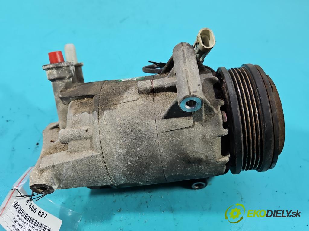 Opel Astra III 2004-2014 1.6 16V 105 hp automatic 77 kW 1598 cm3 5- Kompresor: klíma 13124750 (Kompresor klimatizace)