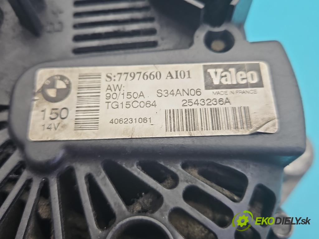 Bmw 3 E46 1998-2007 2.0d 150 hp manual 110 kW 1995 cm3 3- Alternator 2543236A (Alternátor)