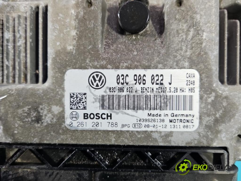 Vw Jetta V 2005-2010 1.4 TSI CAX 122 hp manual 90 kW 1390 cm3 4- řídící jednotka motoru 03C906022J