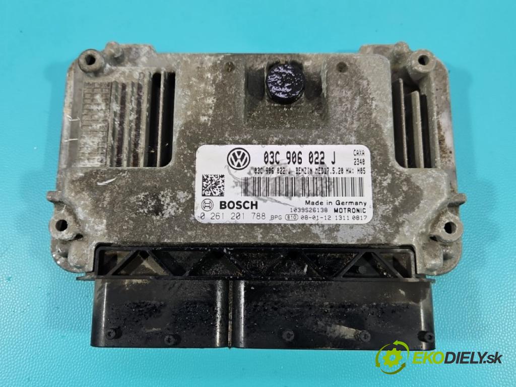Vw Jetta V 2005-2010 1.4 TSI CAX 122 hp manual 90 kW 1390 cm3 4- řídící jednotka motoru 03C906022J