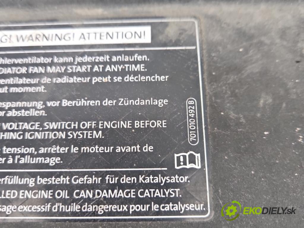 Vw Jetta V 2005-2010 1.4 TSI CAX 122 hp manual 90 kW 1390 cm3 4- stěna přední 1K0805594G (Přední výztuha)