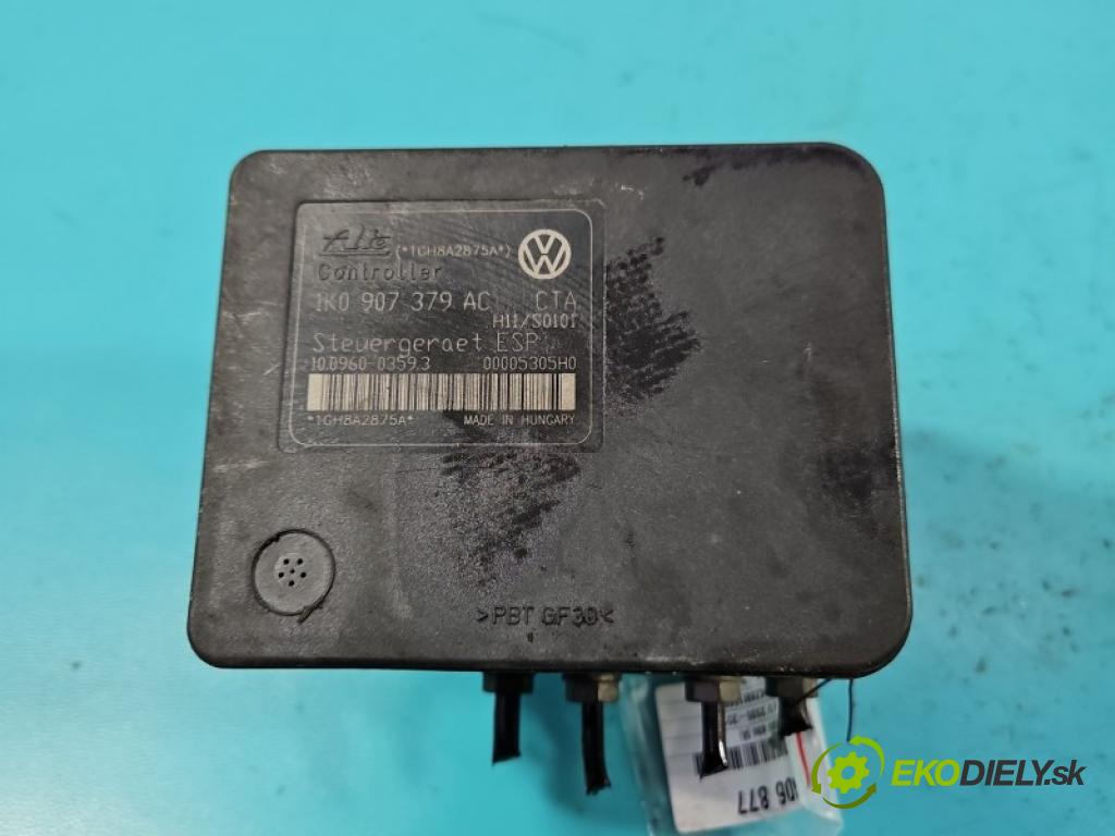 Vw Jetta V 2005-2010 1.4 TSI CAX 122 hp manual 90 kW 1390 cm3 4- čerpadlo abs 1K0907379AC (Pumpa ABS)