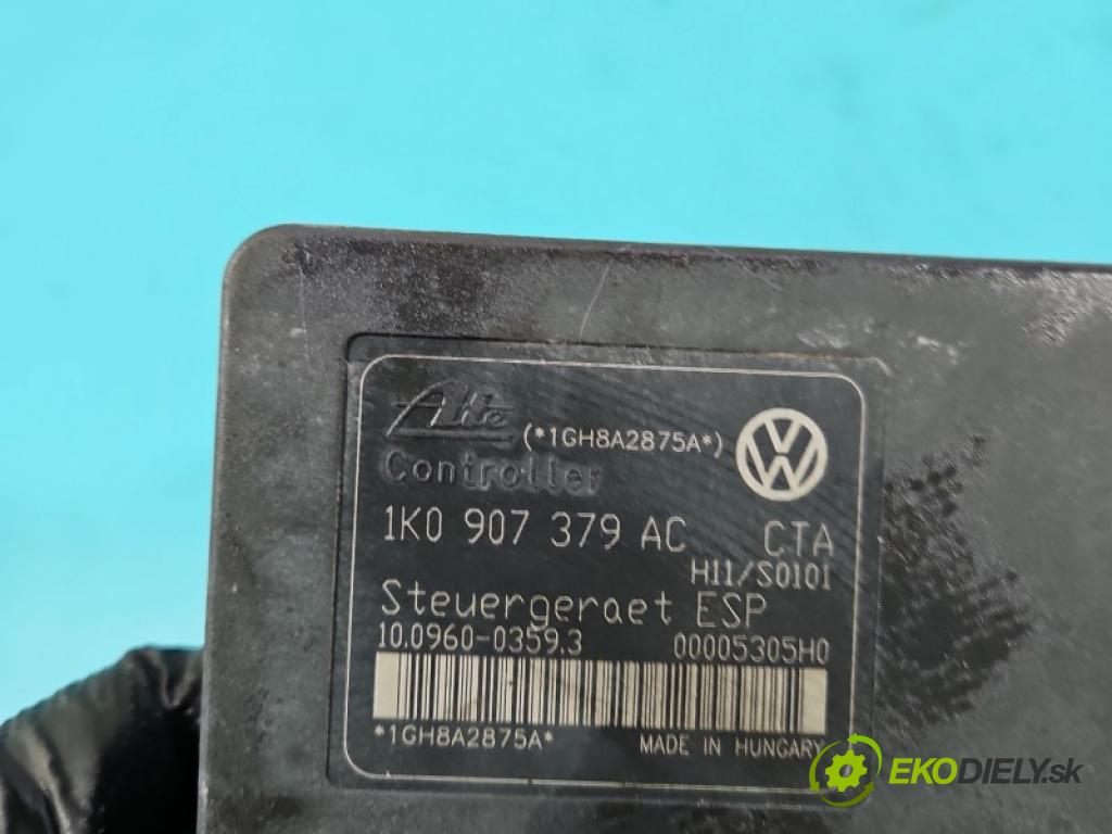 Vw Jetta V 2005-2010 1.4 TSI CAX 122 hp manual 90 kW 1390 cm3 4- čerpadlo abs 1K0907379AC (Pumpa ABS)