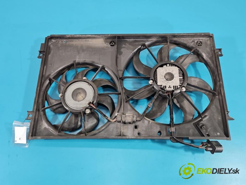 Vw Jetta V 2005-2010 1.4 TSI CAX 122 hp manual 90 kW 1390 cm3 4- ventilátor chladič 1K0121207T